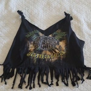 Upcycled Harley Davidson Shirt for Women